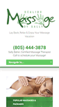 Mobile Screenshot of healingmassagebysally.com